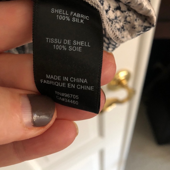 Rebecca Taylor snake skin knot top NWT - Picture 5 of 8